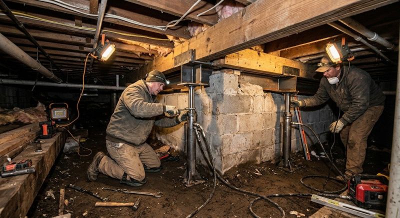 Basement Foundation Repair in Centerville, UT