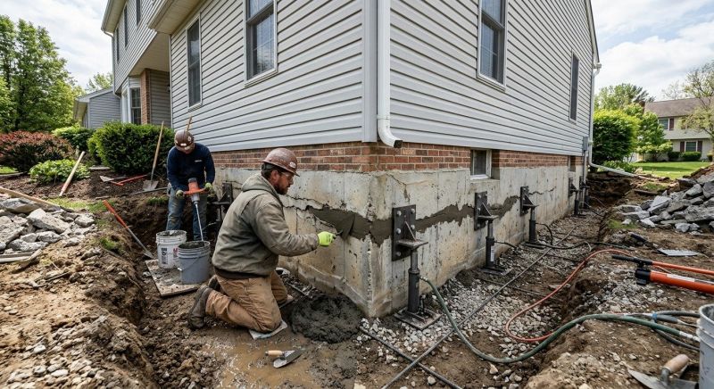 Basement Foundation Repair in Clearfield, UT