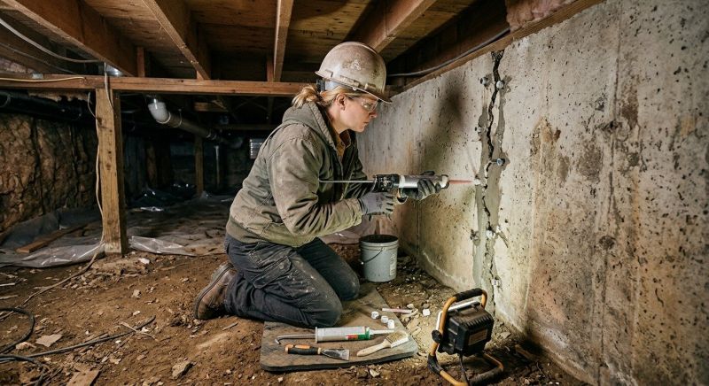 Basement Foundation Repair in Eden, UT