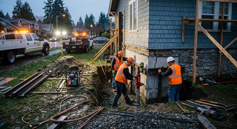 Building Foundation Repair in Roy, UT