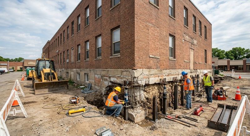 Commercial Foundation Repair in Davis County, UT