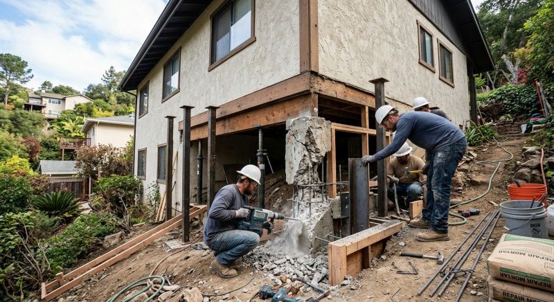 Concrete Foundation Repair in Huntsville, UT