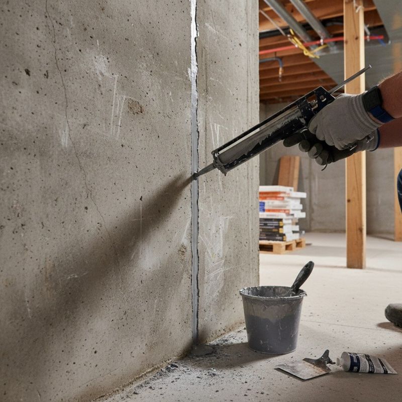 Cracked Basement Floor Repair in Davis County, UT