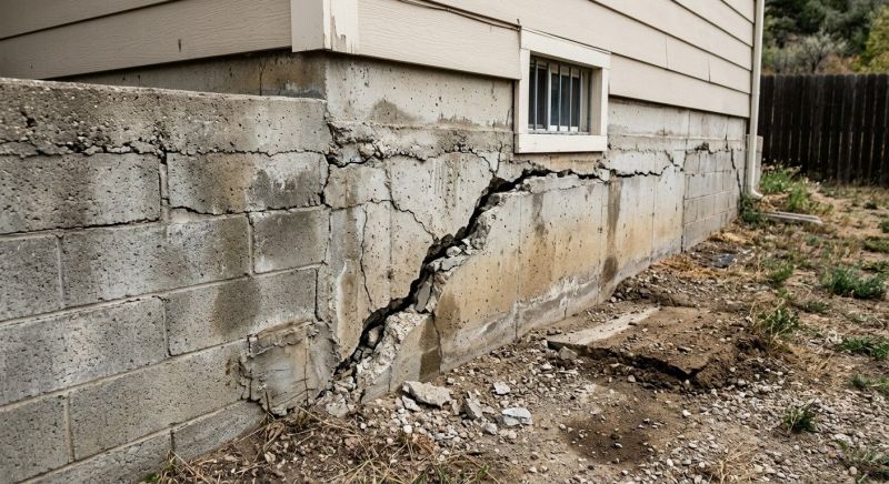 Cracked Foundation Repair in Layton, UT