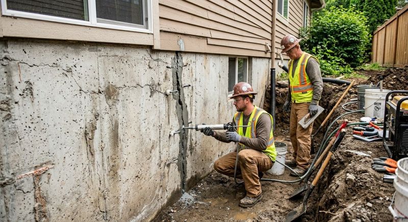 Cracked Foundation Repair in North Salt Lake, UT