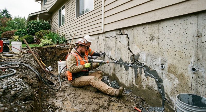 Cracked Foundation Repair in Ogden, UT