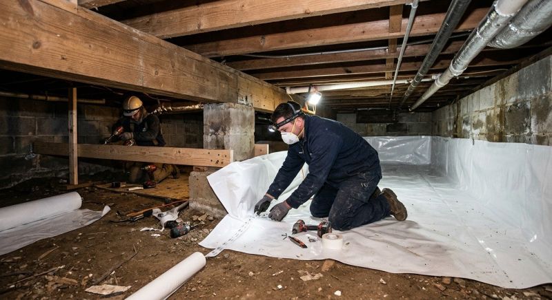 Crawl Space Leveling in Davis County, UT
