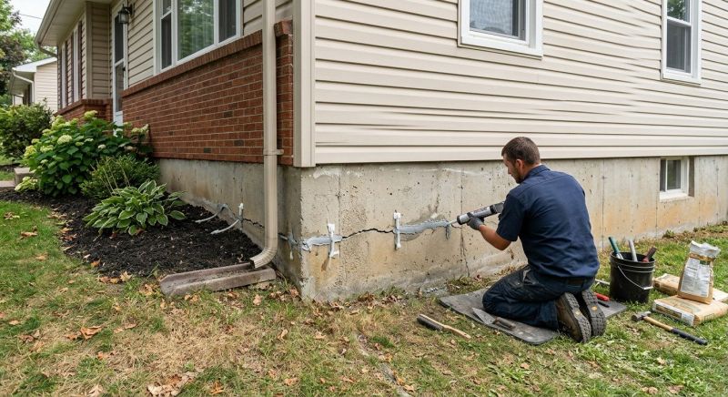 Foundation Cracks Repair in Davis County, UT
