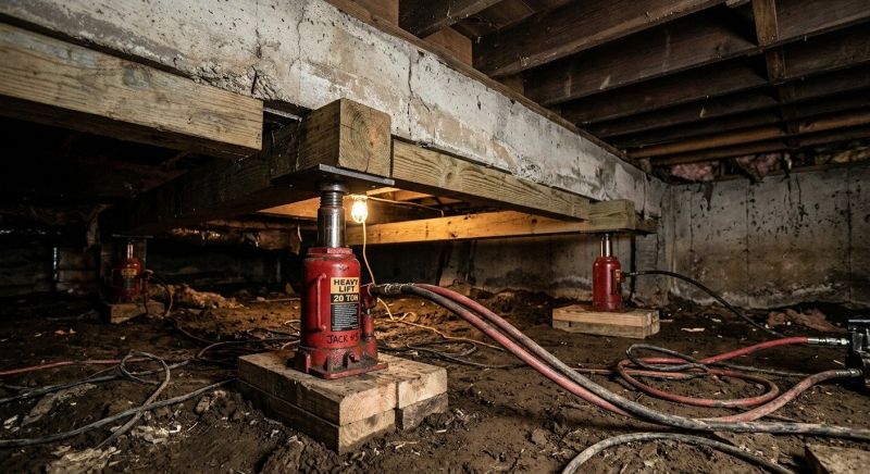Foundation Jacking in Syracuse, UT