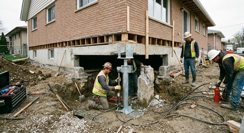 Foundation Pier Repair in Davis County, UT