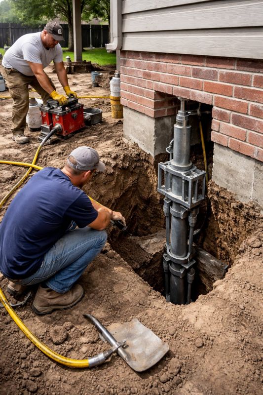 Foundation Pier Repair in Davis County, UT
