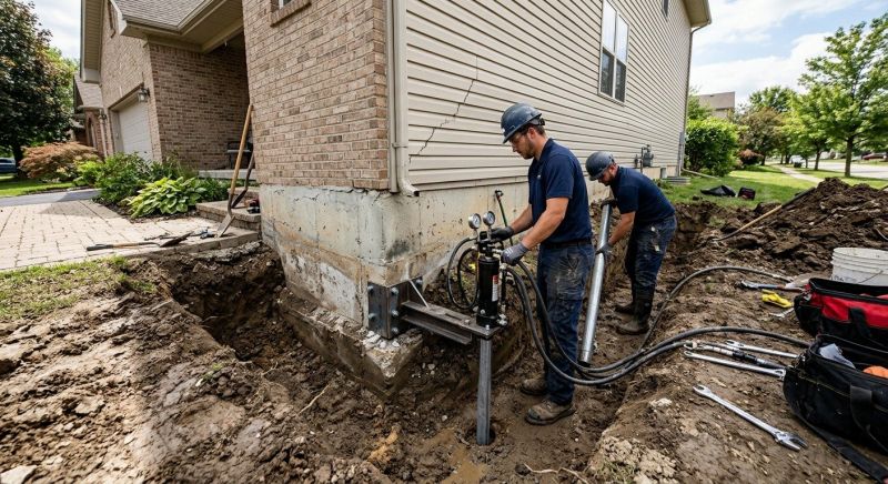 Foundation Settlement Repair in Davis County, UT