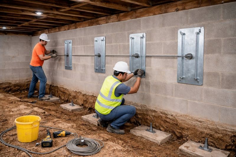 Foundation Stabilizing in Woods Cross, UT