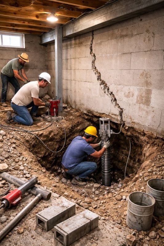 Foundation Structural Repair in Huntsville, UT