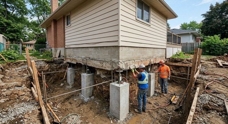 Foundation Underpinning in Davis County, UT