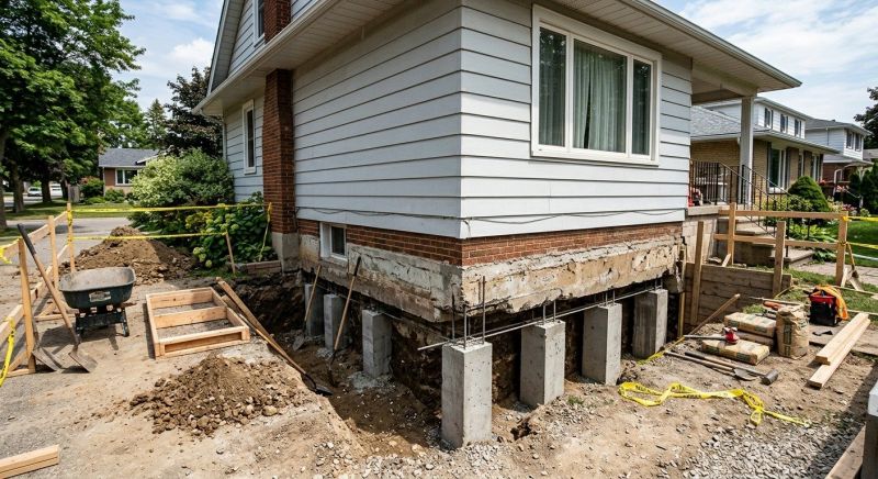 Foundation Underpinning in Davis County, UT