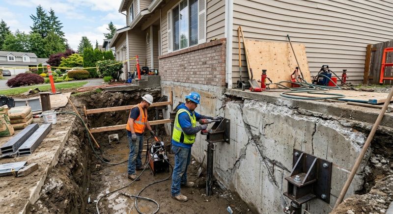 Home Foundation Repair in Davis County, UT