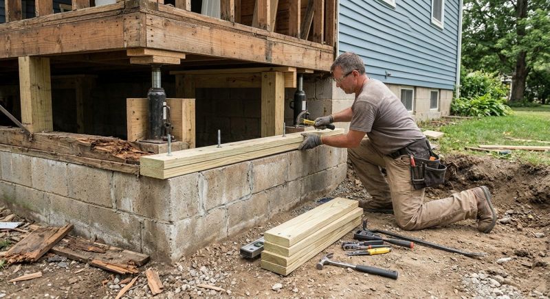 House Foundation Repair in Huntsville, UT