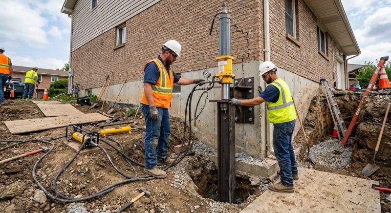 Settling Foundation Service in Hooper, UT