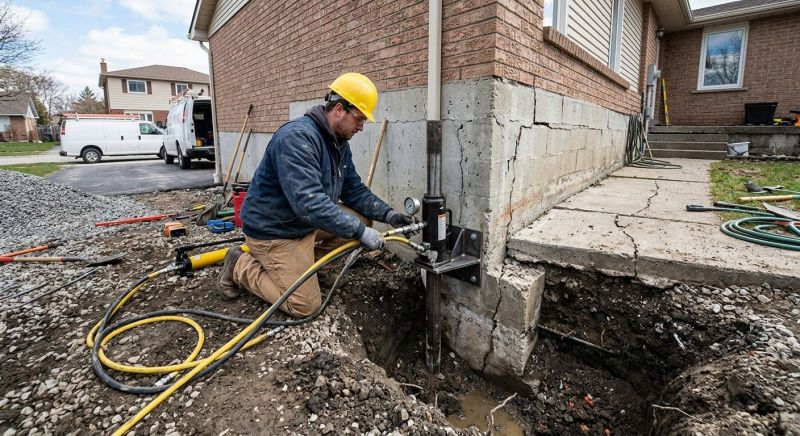 Sinking Foundation Repair in Clearfield, UT