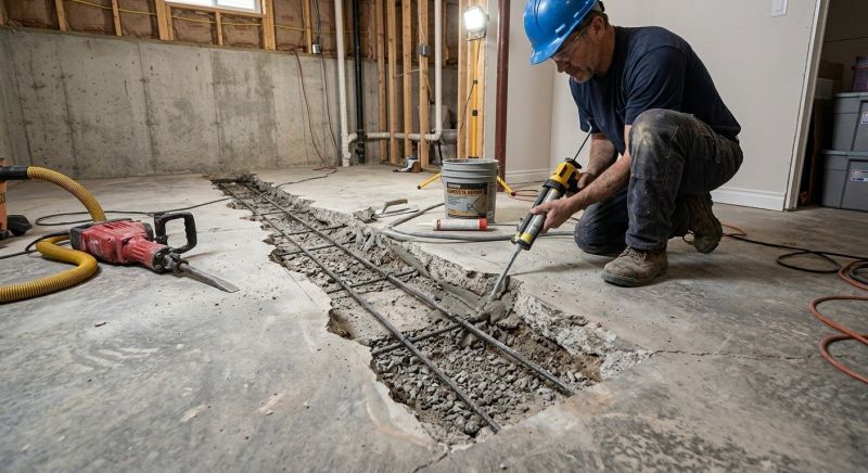 Slab Foundation Repair in Davis County, UT