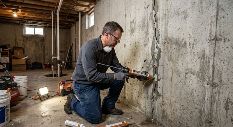 Structural Crack Repair in Davis County, UT