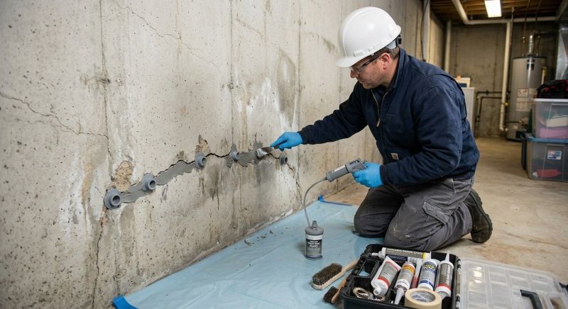 Structural Crack Repair in Davis County, UT
